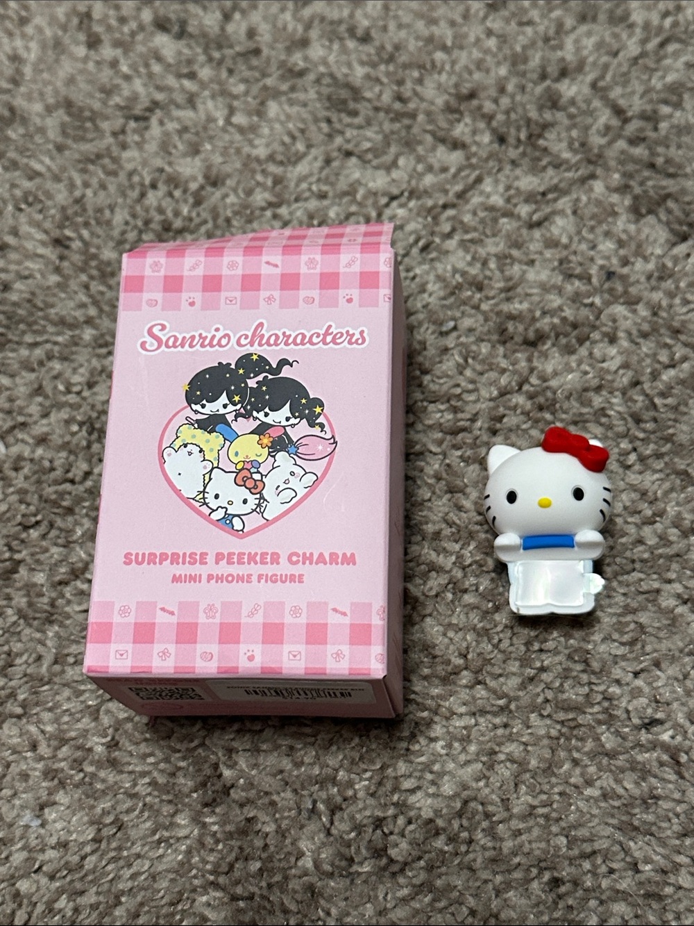 Sanrio Characters Peeker Charm - Hello Kitty